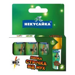 Липкая лента от насекомых Некусайка От мух 4 шт. Фото