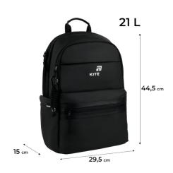 Рюкзак школьный Kite Education teens 2721L Black Фото 11