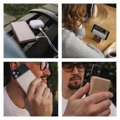 Батарея универсальная EMOS 10000mAh, MagSafe, 20W, pink Фото 11