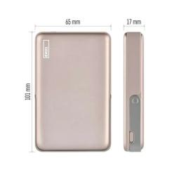 Батарея универсальная EMOS 10000mAh, MagSafe, 20W, pink Фото 2