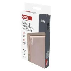 Батарея универсальная EMOS 10000mAh, MagSafe, 20W, pink Фото 3