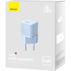 Зарядное устройство Baseus USB-C PD20W GaN blue Фото 5