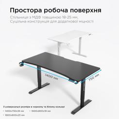 Компьютерный стол Anda Seat Xtreme Black Фото 11