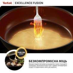 Сковорода Tefal ВОК Excellence Fusion,28см, чорний Фото 5