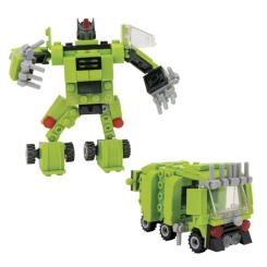 Конструктор Cubix Traxfigure 2-в-1, зеленый Фото 1