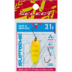 Блесна Select Supreme 3.1g 34mm 09 Amber Gold Фото 1
