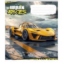 Тетрадь Школярик Time the urban races 36 аркушів лінія Фото 4