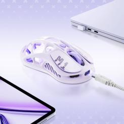 Мышка GravaStar Mercury M1 Pro Wireless/Bluetoot/USB Lavender Purp Фото 6