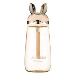 Бутылка для воды Ardesto Bunny 600мл, пластик, жовтий Фото