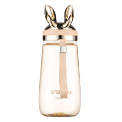 Бутылка для воды Ardesto Bunny 600мл, пластик, жовтий Фото 2
