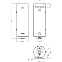 Бойлер Ariston PRO R 150 VTS EVO EU Фото 2