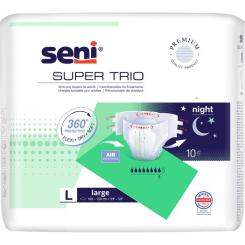 Подгузники для взрослых Seni Super Trio Large 100-150 см 10 шт Фото