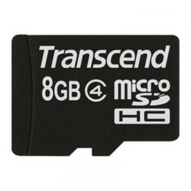 Карта памяти Transcend 8Gb microSDHC class 4 Фото