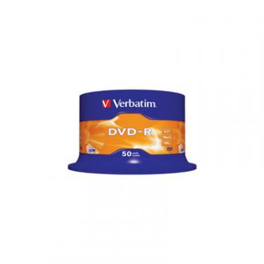Диск DVD Verbatim 4.7Gb 16X CakeBox 50шт Фото