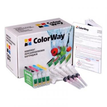 Комплект перезаправляемых картриджей ColorWay Epson S22/SX125/130/420 (без чрнил) Фото