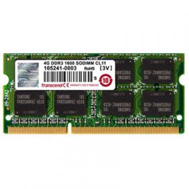 Модуль памяти для ноутбука Transcend SoDIMM DDR3 4GB 1333 MHz Фото