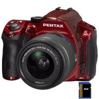 Цифровой фотоаппарат Pentax K-30 crystal bordeaux + DA 18-55mm WR Фото