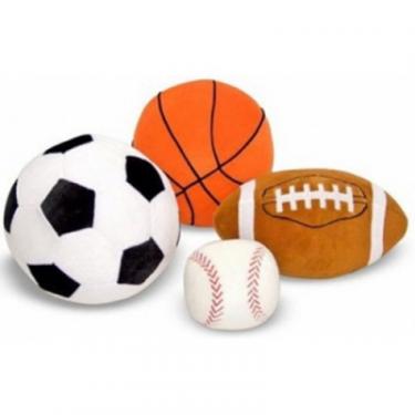 Мягкая игрушка Melissa&Doug Набор спортивных плюшевых мячиков Фото
