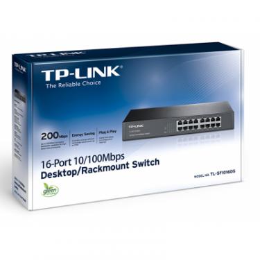 Коммутатор сетевой TP-Link TL-SF1016DS Фото 2