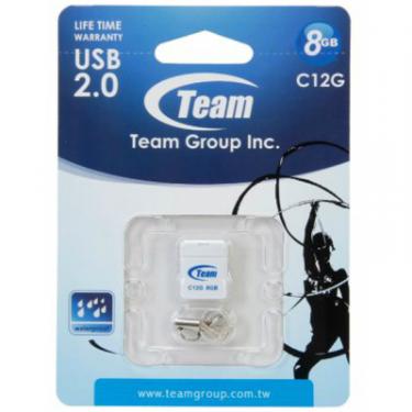 USB флеш накопитель Team 8GB C12G White USB 2.0 Фото 4