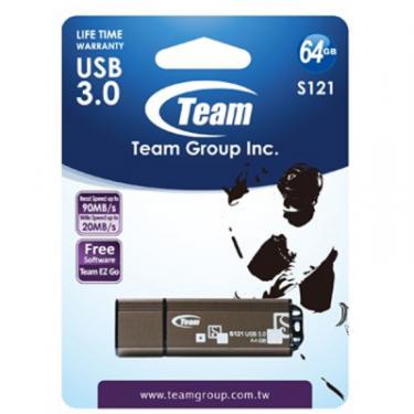 USB флеш накопитель Team 64GB S121 Brown USB 3.0 Фото 3