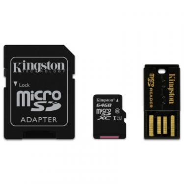 Карта памяти Kingston 64Gb microSDXC class 10 Фото