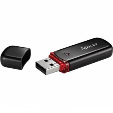 USB флеш накопитель Apacer 64GB AH333 black USB 2.0 Фото 1