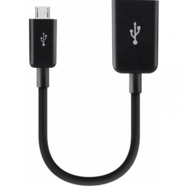 Дата кабель Belkin OTG USB 2.0 AF to Micro 5P 0.12m Фото