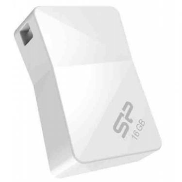 USB флеш накопитель Silicon Power 16Gb Touch T08 White USB 2.0 Фото 1