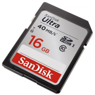 Карта памяти SanDisk 16Gb SDHC Class10 Ultra Фото 1
