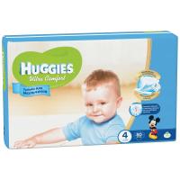 Подгузники Huggies Ultra Comfort Giga 4 для мальчиков (8-14кг) 80 шт Фото