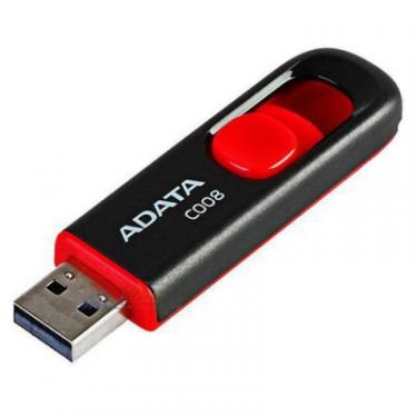 USB флеш накопитель ADATA 16Gb C008 Black/Red USB 2.0 Фото 1