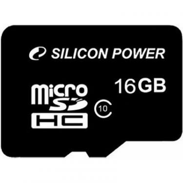 Карта памяти Silicon Power 16Gb MicroSD class 10 Фото 1