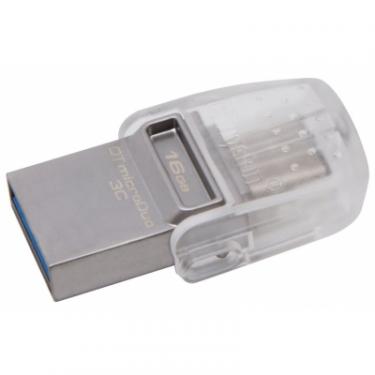 USB флеш накопитель Kingston 16GB DataTraveler microDuo 3C USB 3.1 Фото 1