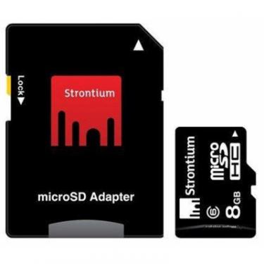 Карта памяти Strontium Flash 8GB microSDclass6 Фото