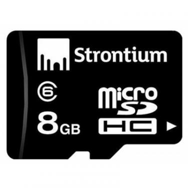 Карта памяти Strontium Flash 8GB microSDclass6 Фото 1