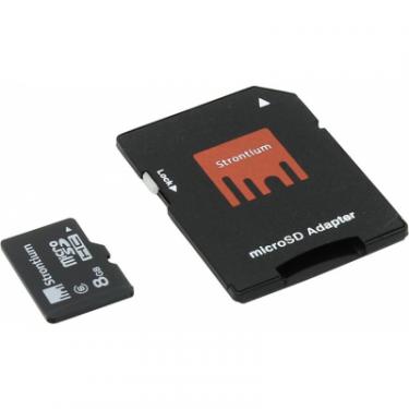 Карта памяти Strontium Flash 8GB microSDclass6 Фото 2