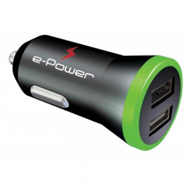 Зарядное устройство E-power Комплект 3в1 2 * USB 2.1A + смарт кабель Фото 2