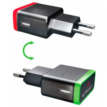 Зарядное устройство E-power Комплект 3в1 2 * USB 2.1A + смарт кабель Фото 3