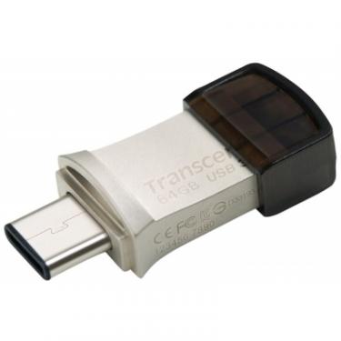 USB флеш накопитель Transcend 64GB JetFlash 890S USB 3.1 Фото 3
