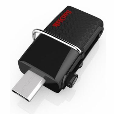 USB флеш накопитель SanDisk 64GB Ultra Dual Drive Black OTG USB 3.0 Фото 2