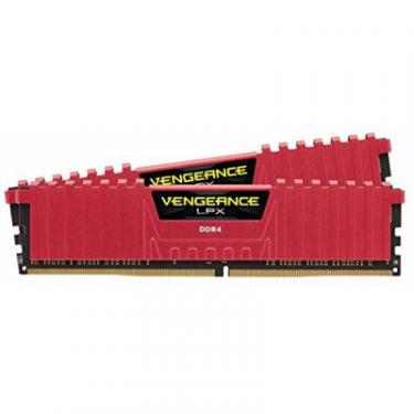 Модуль памяти для компьютера Corsair DDR4 16GB (2x8GB) 2666 MHz Vengeance LPX Red Фото 1