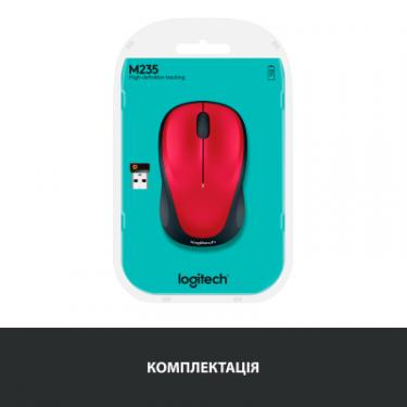 Мышка Logitech M235 Red Фото 5