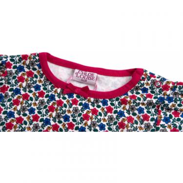 Набор детской одежды Luvena Fortuna для девочек: кофточка, красные штанишки и меховая Фото 5
