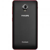 Мобильный телефон Philips Xenium V377 Black Red Фото 1