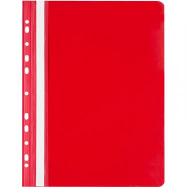 Папка-скоросшиватель Axent А4, perforated, red Фото