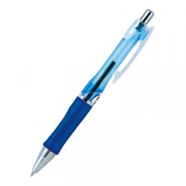 Ручка шариковая Axent retractable Vivant, blue (polybag), 1шт Фото