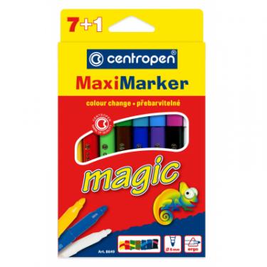Фломастеры Centropen 8649 Maxi Magic, 8шт (7 tones + 1 eraser) Фото