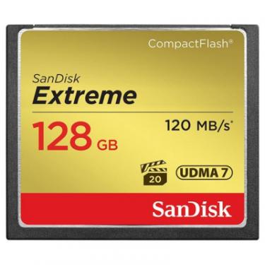 Карта памяти SanDisk 128GB Compact Flash Extreme Фото