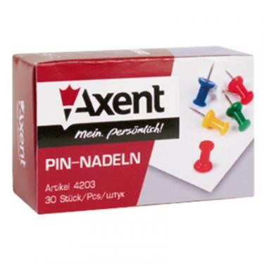 Кнопки Axent push pins, 30 шт. Фото 1